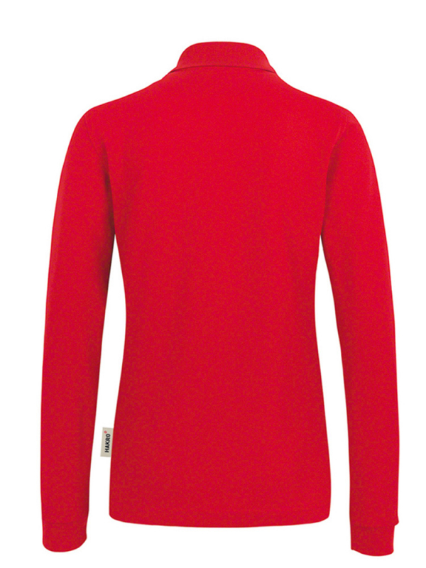 Poloshirt Andrea Langarm Rot